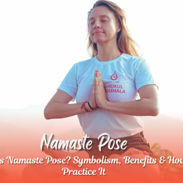 Namaste Pose Yoga Hands Gesture Yoga Teacher Teaching Namaste Pose