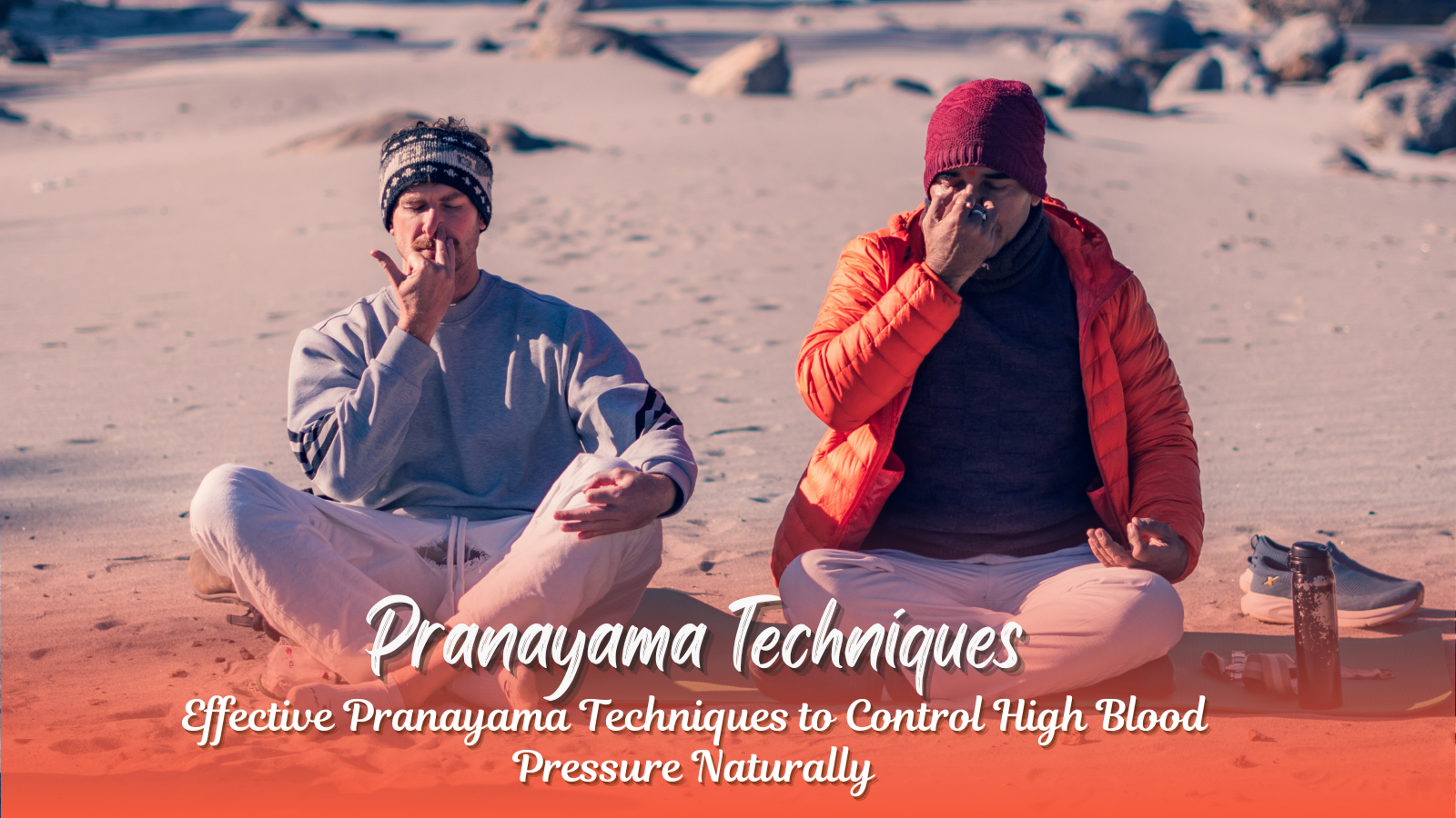 "pranayama technique for blood pressure control" "Anulom Vilom demonstration by yoga teacher"