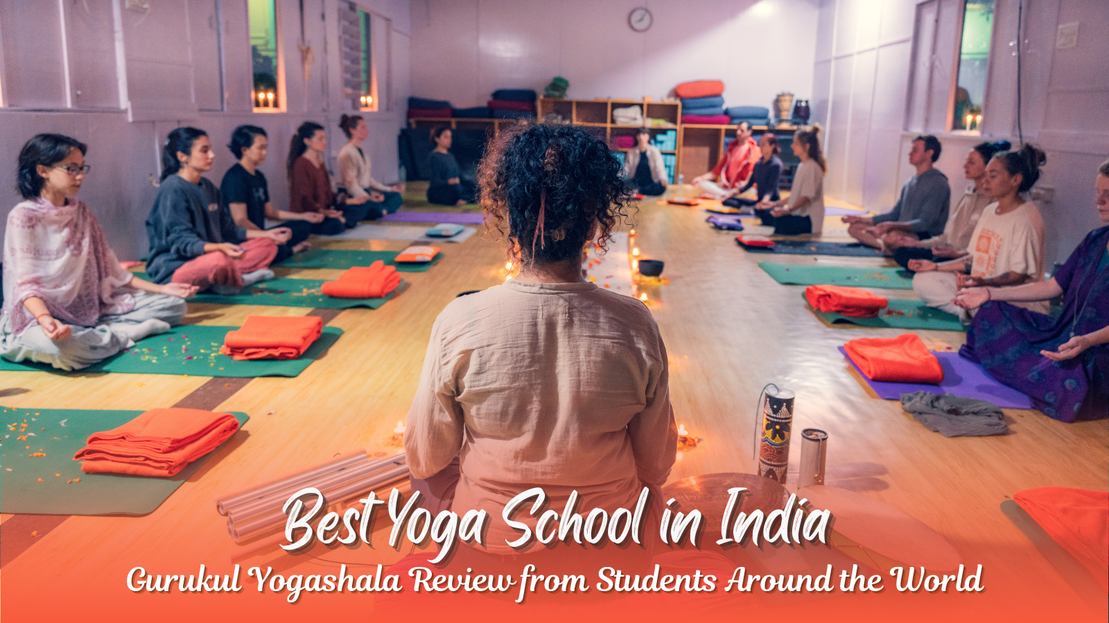 200 hour yoga teacher training students at Gurukul Yogashala meditation class in Rishikesh India student review Gurukul Yogashala Rishikesh