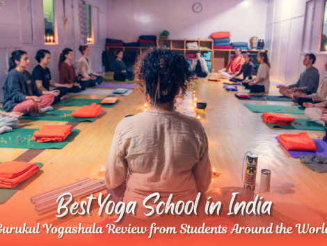 200 hour yoga teacher training students at Gurukul Yogashala meditation class in Rishikesh India student review Gurukul Yogashala Rishikesh
